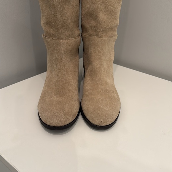 Lucky Brand Calypso Tall Suede Tan Boots, 8 - Picture 3 of 16